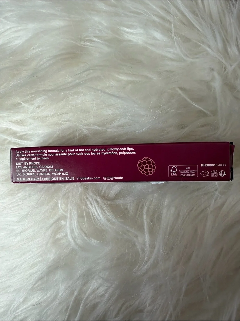 Limited Edition RHODE Peptide Lip Tint - Raspberry jelly